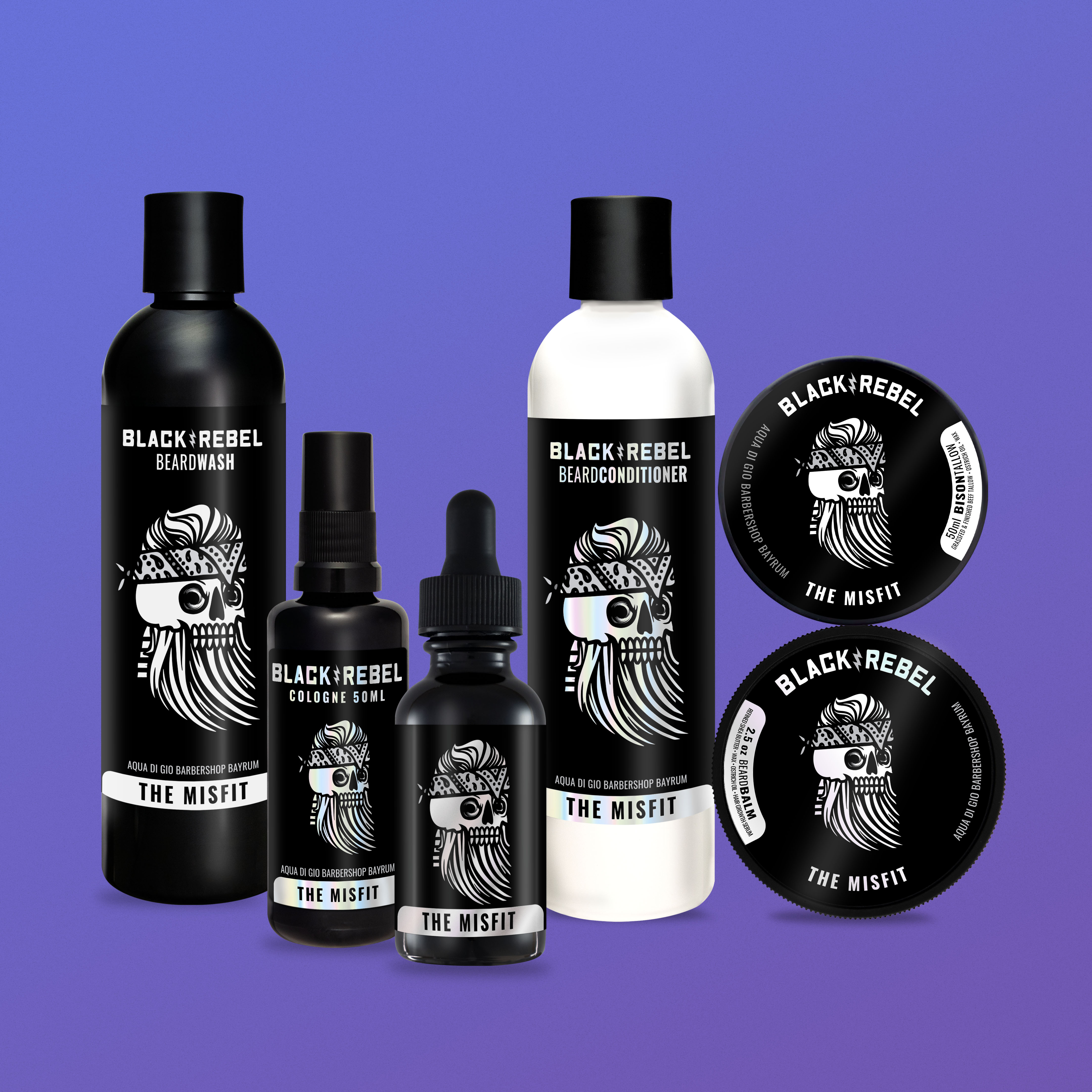 THE MISFIT (aqua di gio barbershop bayrum) – BLACK REBEL BEARD CO