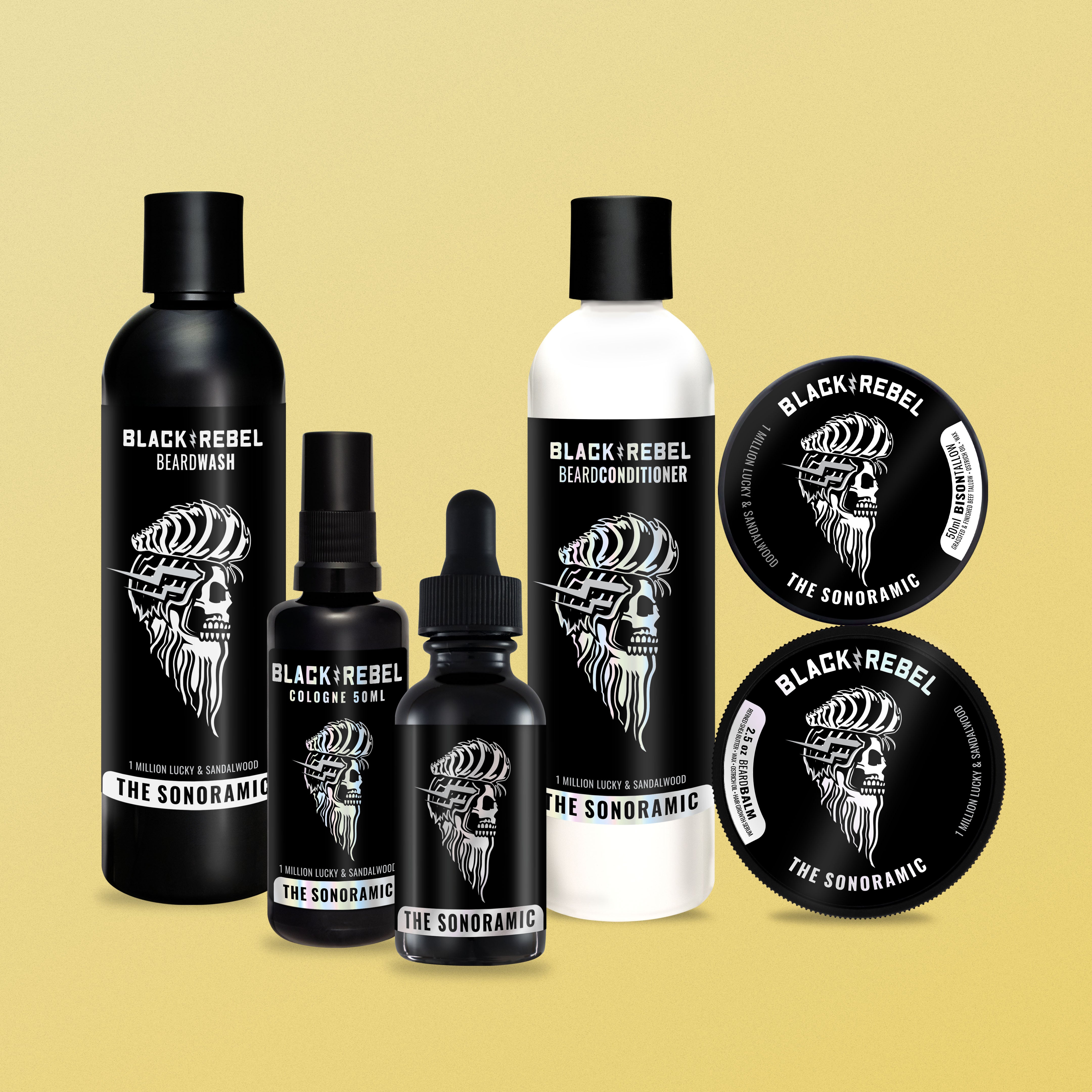 THE SONORAMIC (1 million lucky & sandalwood) – BLACK REBEL BEARD CO